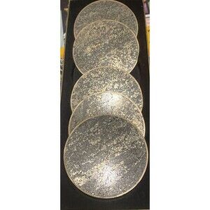 Vintage Saulo Sulitjelma brutalist coasters Set Of 5